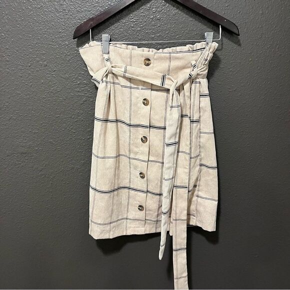 Potters Pot Corduroy Button Front Skirt Large - Picture 1 of 10